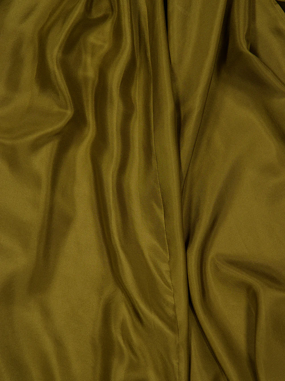 Indra Plunge Silk Halter Maxi Dress - Image 4