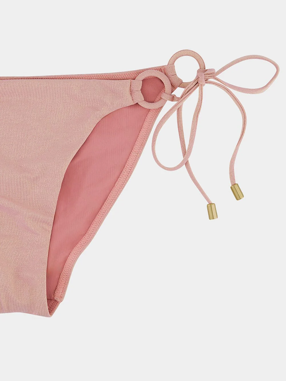 Dusty Pink Rhiannon Metallic Ring Bikini - Image 5