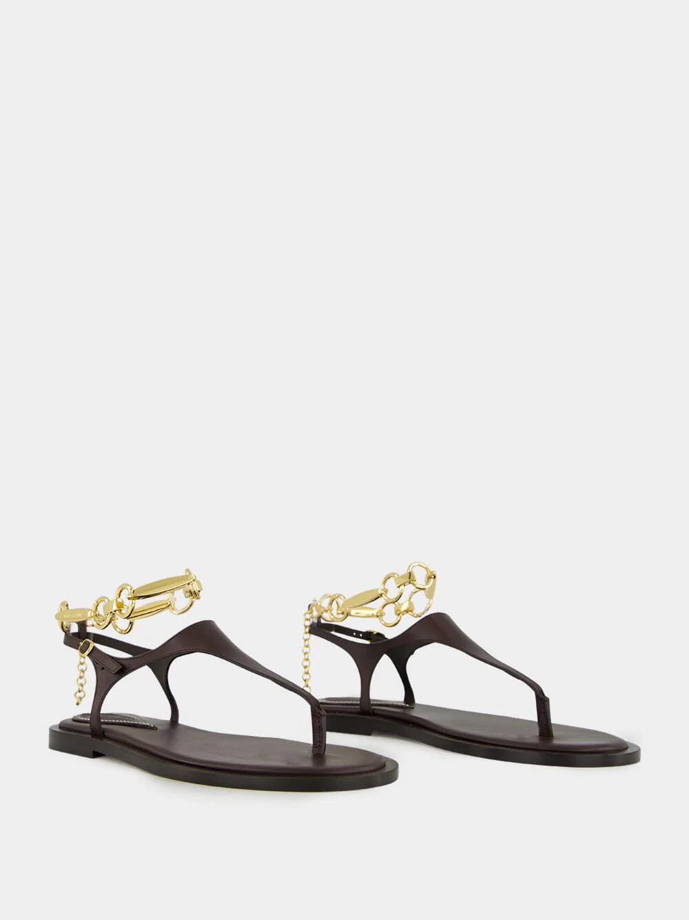 Espresso Wild Leather Sandal - Image 4
