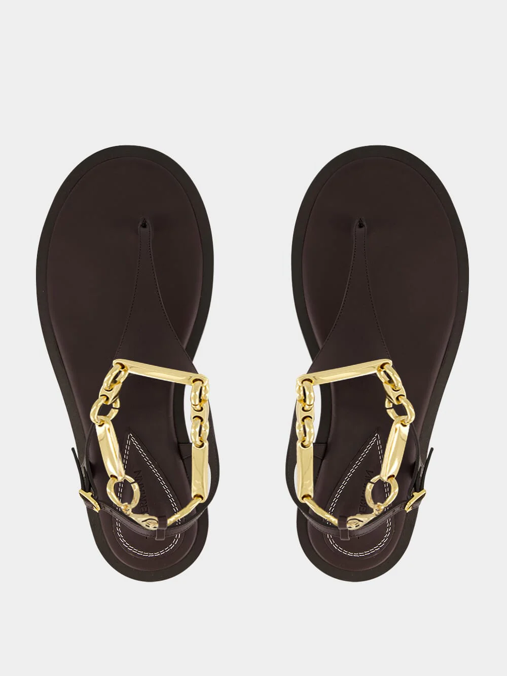 Espresso Wild Leather Sandal - Image 5