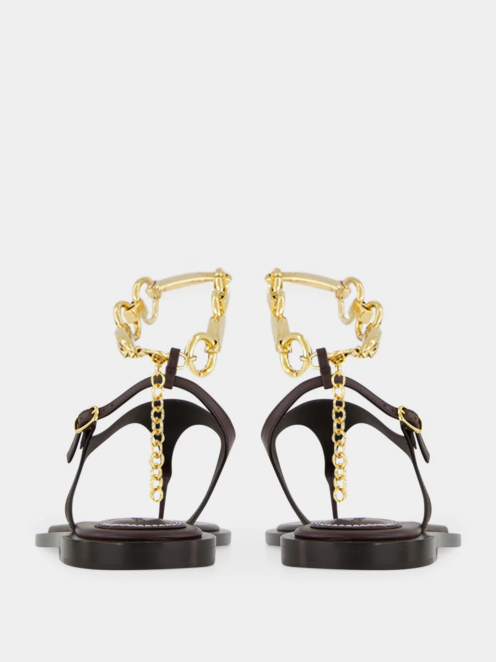 Espresso Wild Leather Sandal - Image 6