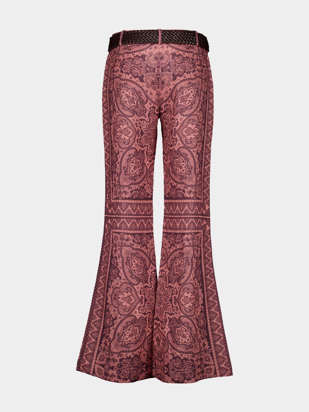 Flared Paisley Ottie Linen Pants - Image 2
