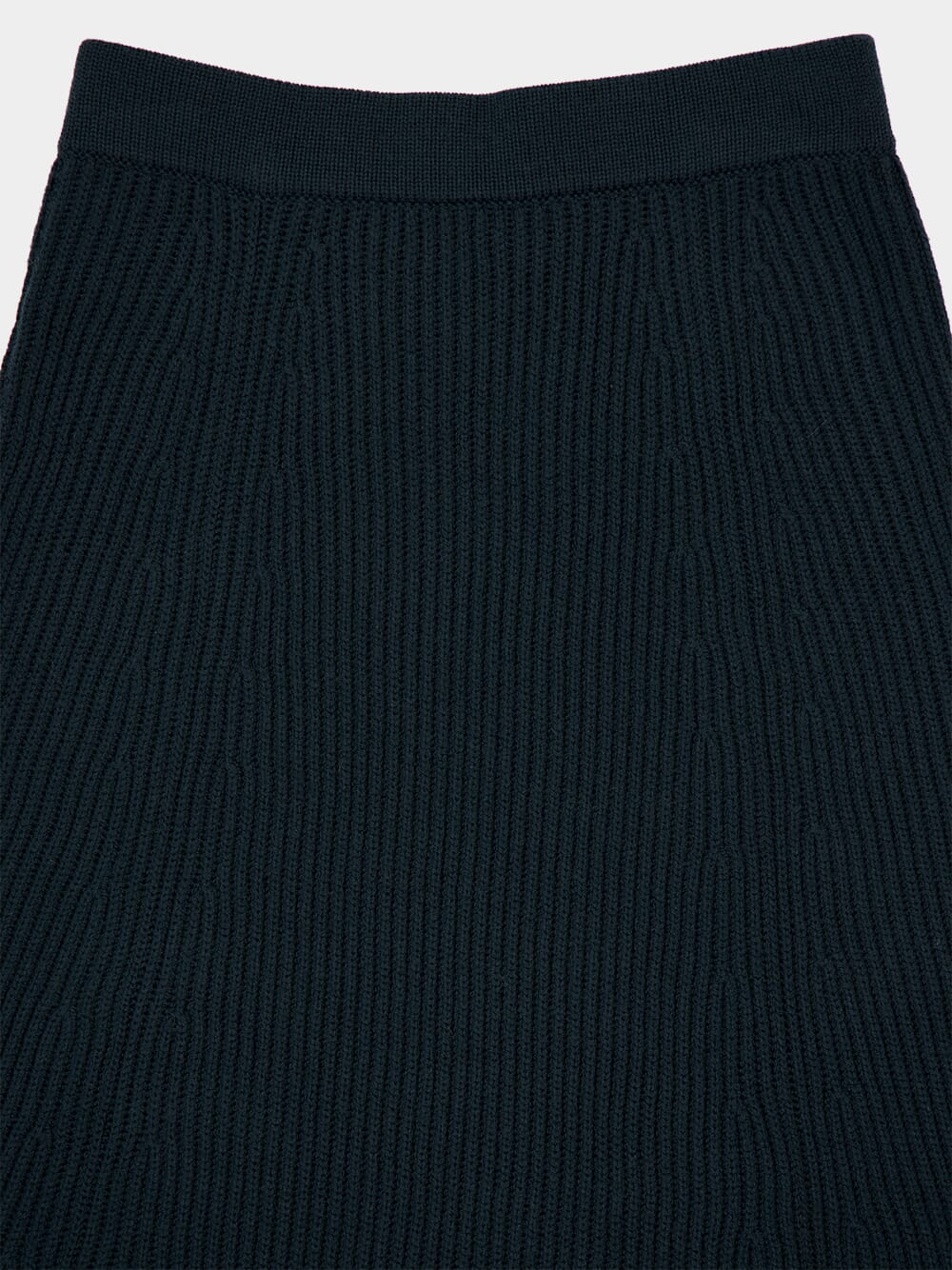 Forest Green Knit Midi Skirt - Image 4