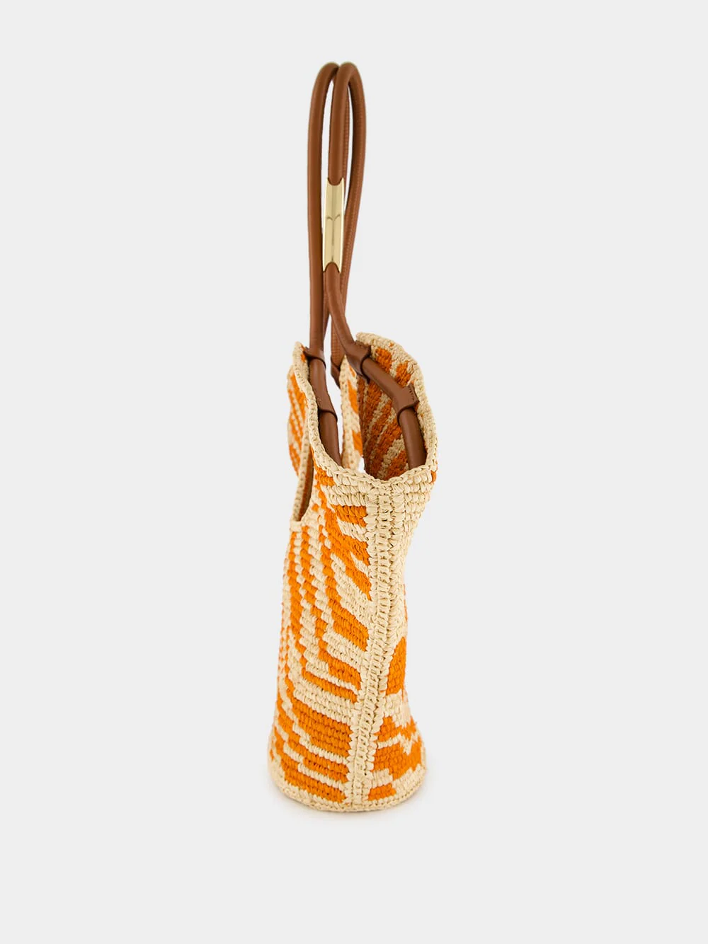 Goldentime Orange Zebra Medium Tote - Image 5