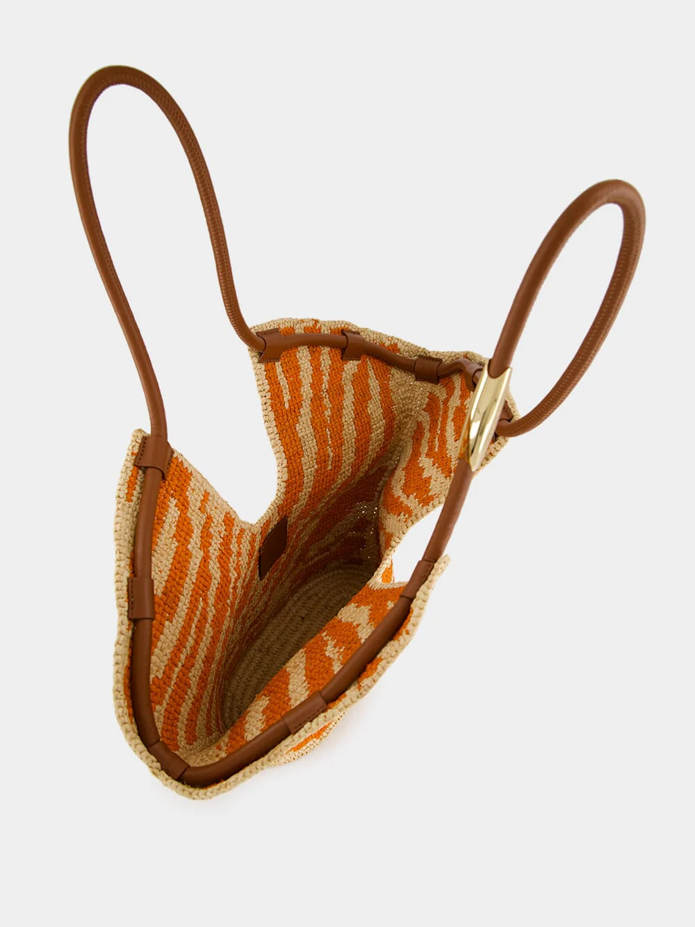 Goldentime Orange Zebra Medium Tote - Image 7