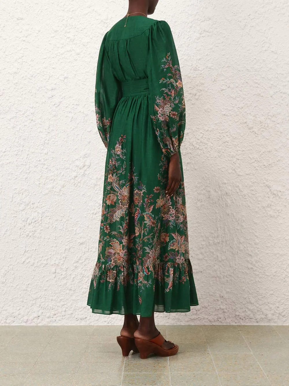 Green Multi Paisley Rhiannon Maxi Dress - Image 4
