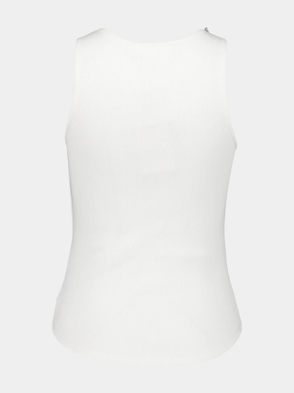 Ivory Illuminate Embellished Tank - Image 3