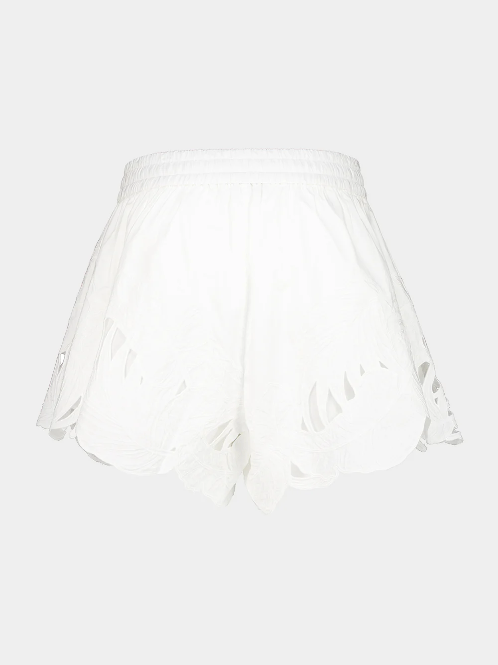 Ivory Mahon Embroidered Shorts - Image 3