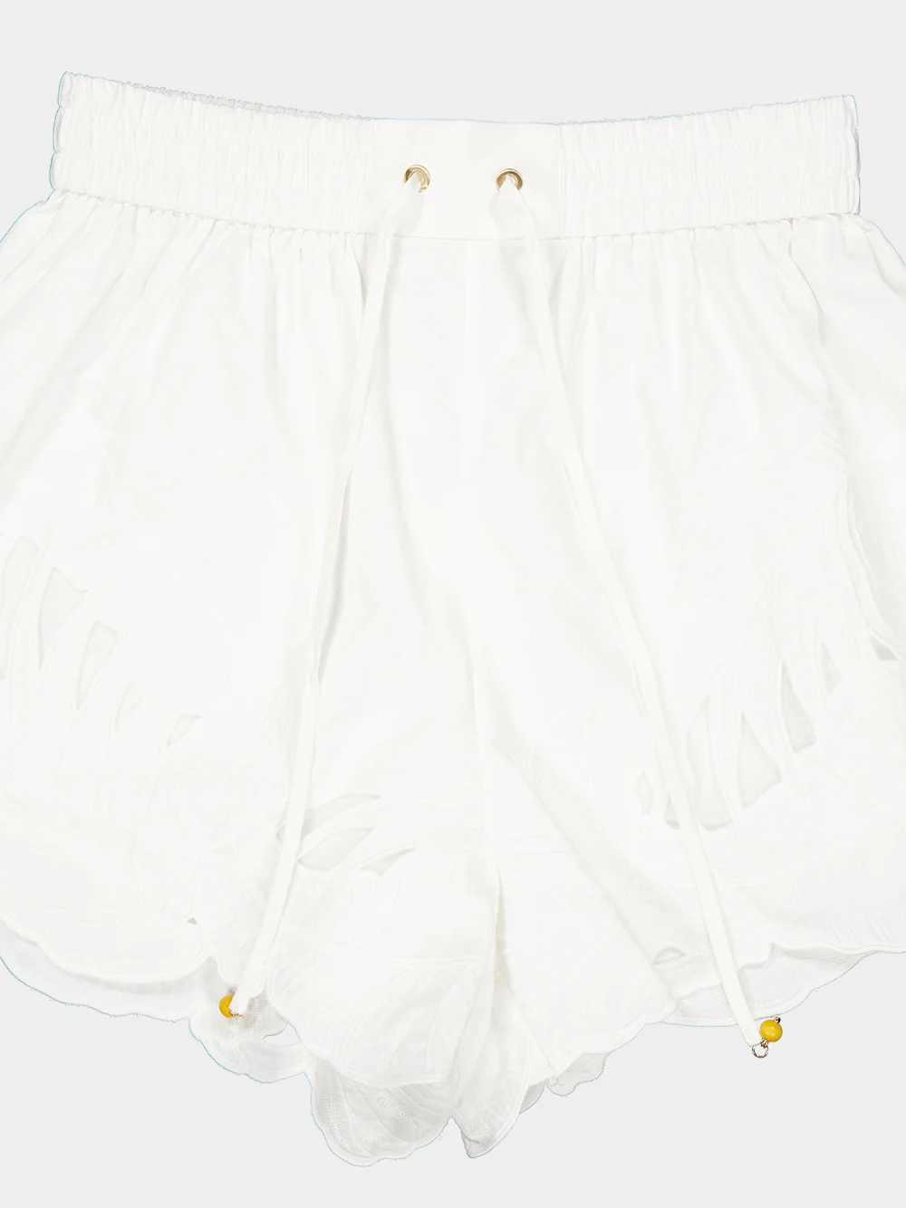 Ivory Mahon Embroidered Shorts - Image 5