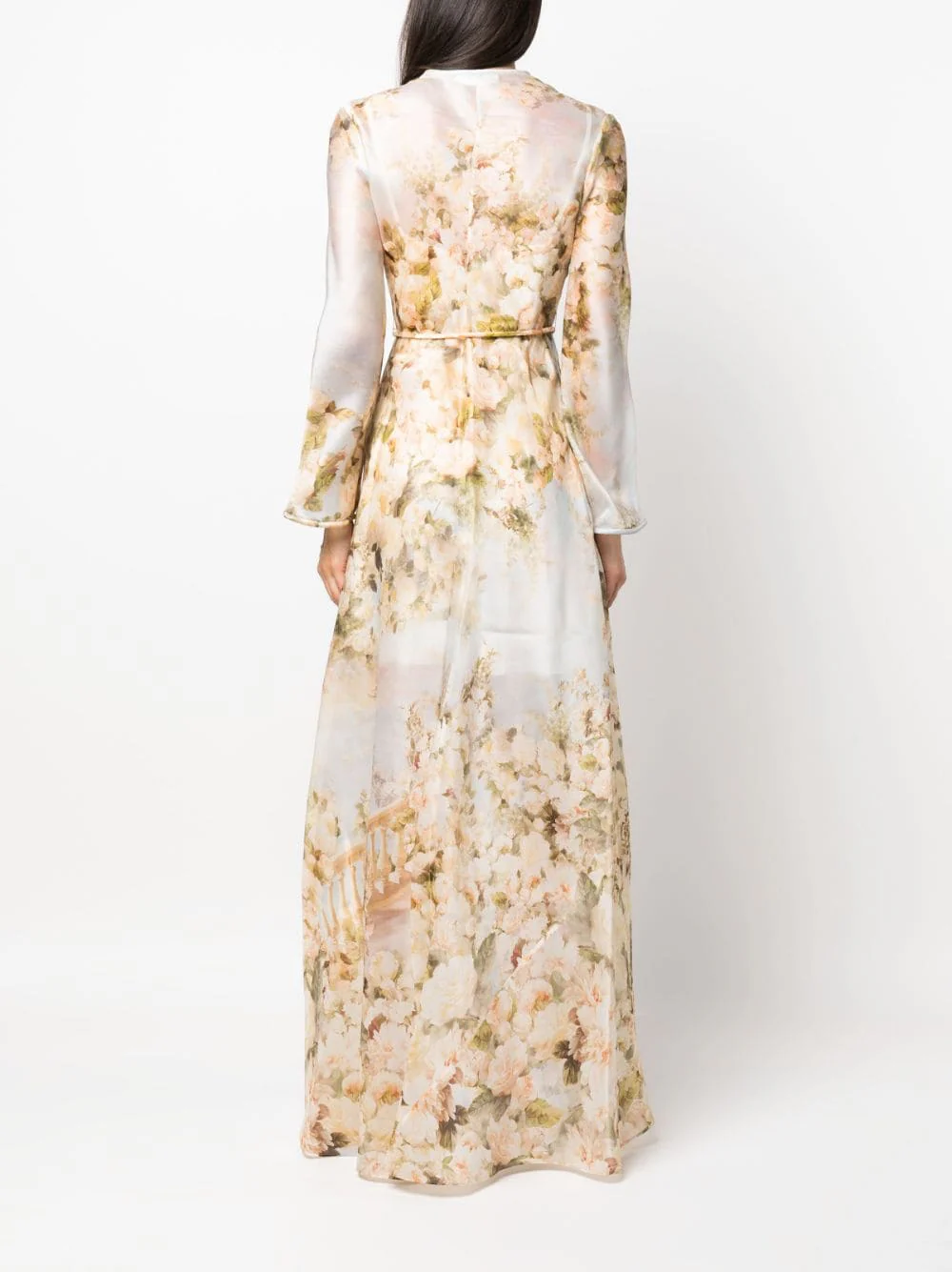 Luminosity Floral-Print Silk Dress - Image 4