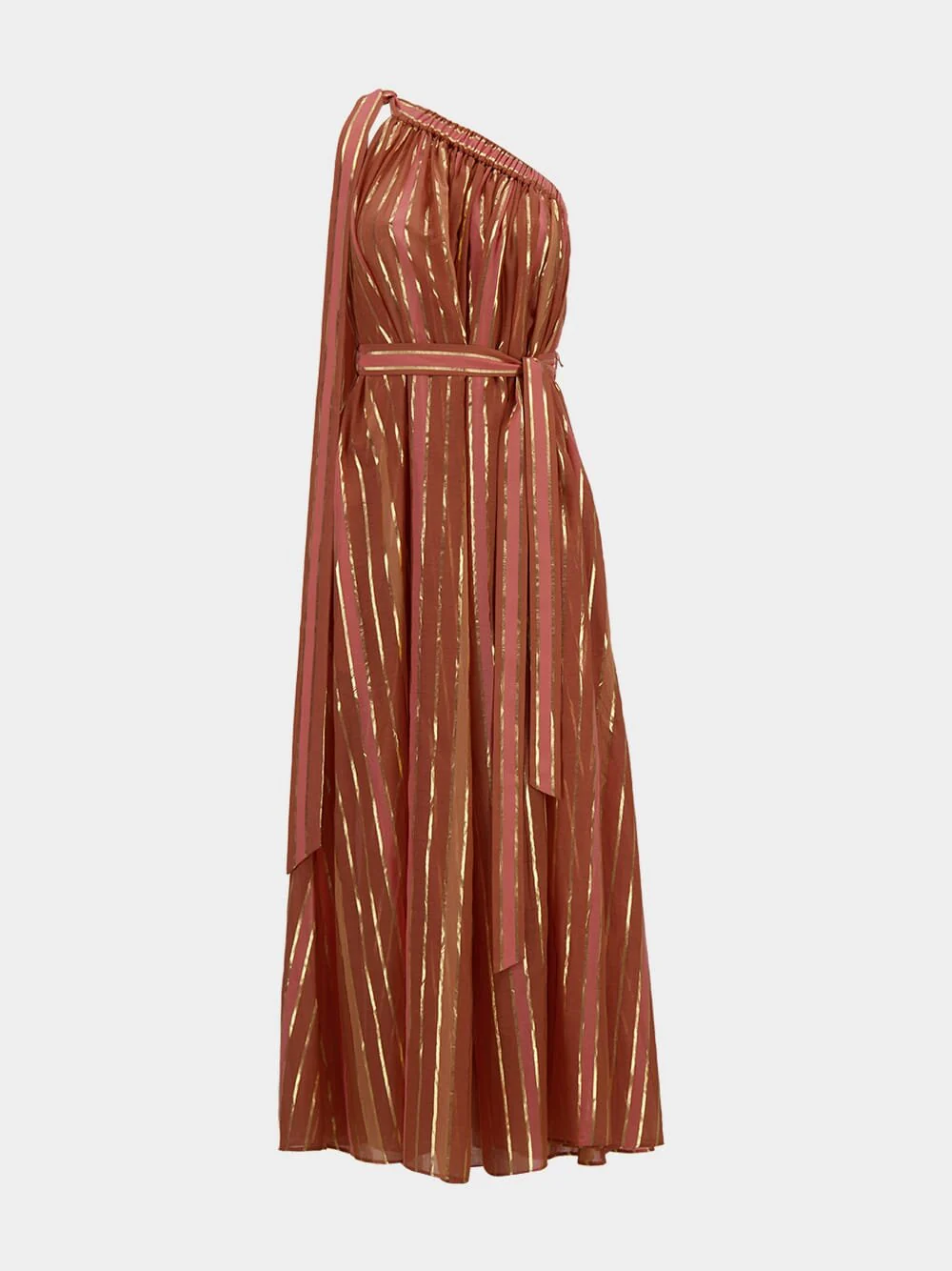 Junie Asymmetric Cotton Midi Dress - Image 2