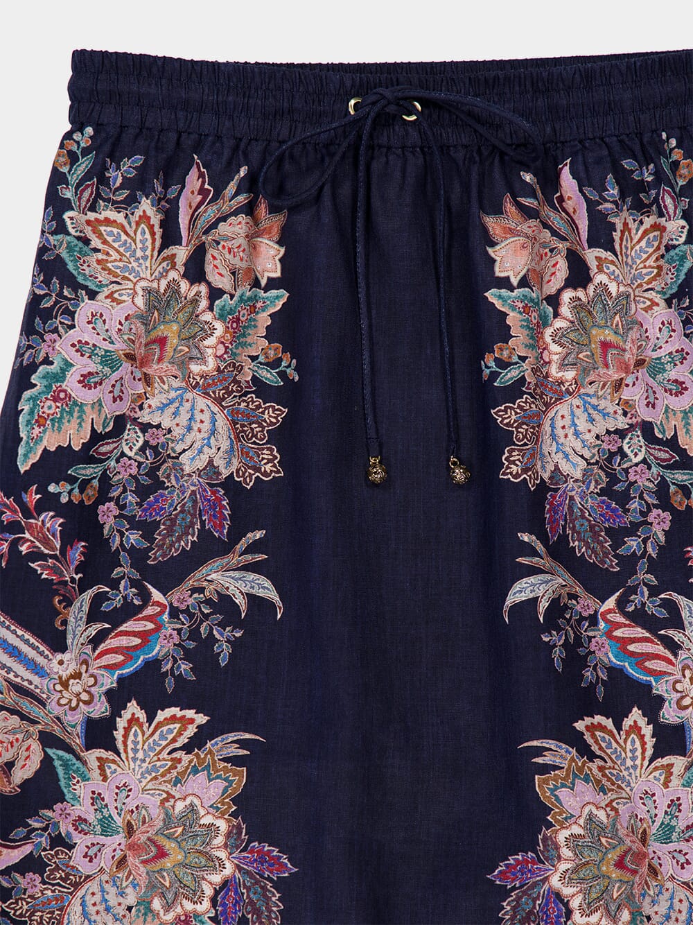 Navy Blue Midi Skirt with Rhiannon Scallop - Image 5