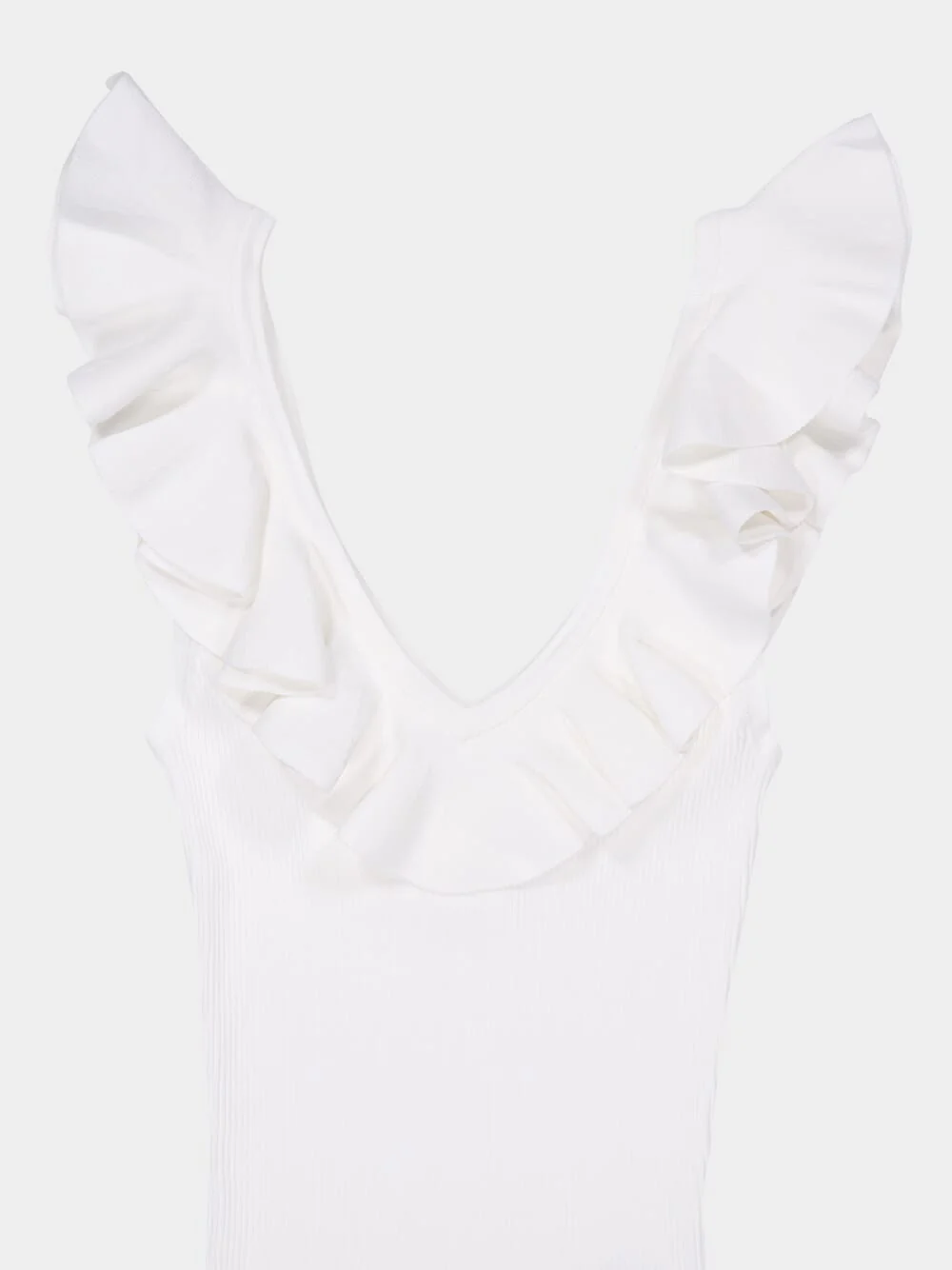 Parchment Awaken Frill Knit Tank Top - Image 3