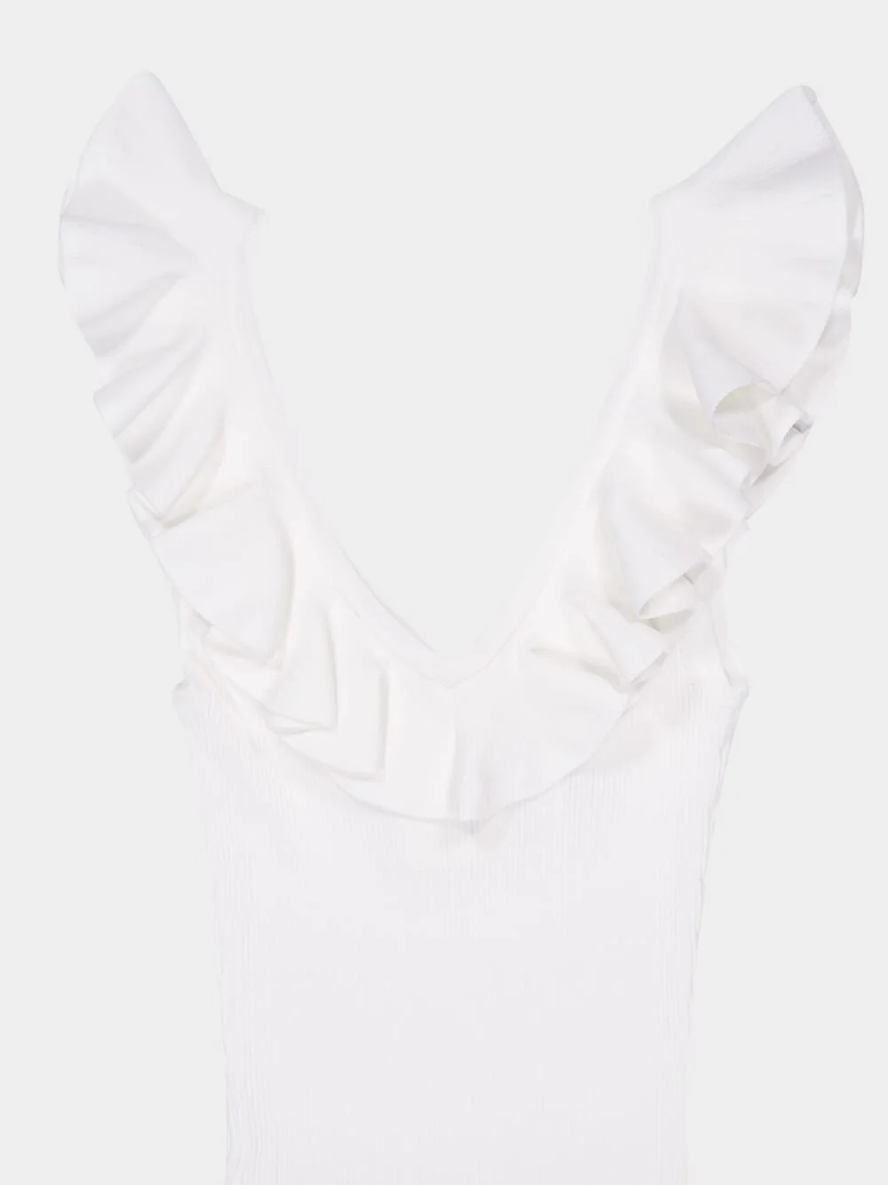 Parchment Awaken Frill Knit Tank Top - Image 4
