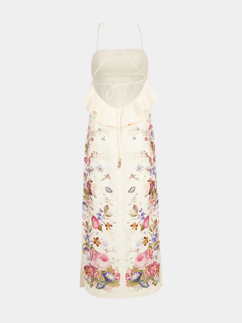 Patience Vanilla Floral Frill Dress - Image 3