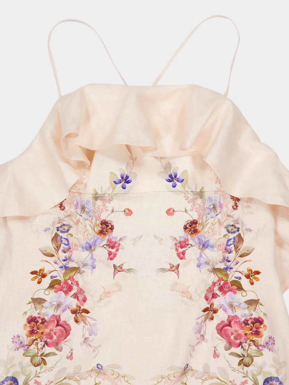 Patience Vanilla Floral Frill Dress - Image 5
