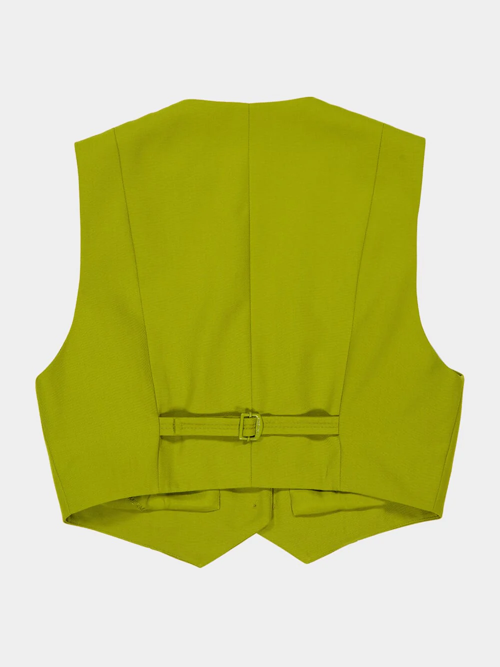 Pistachio Luna Wool Waistcoat - Image 7