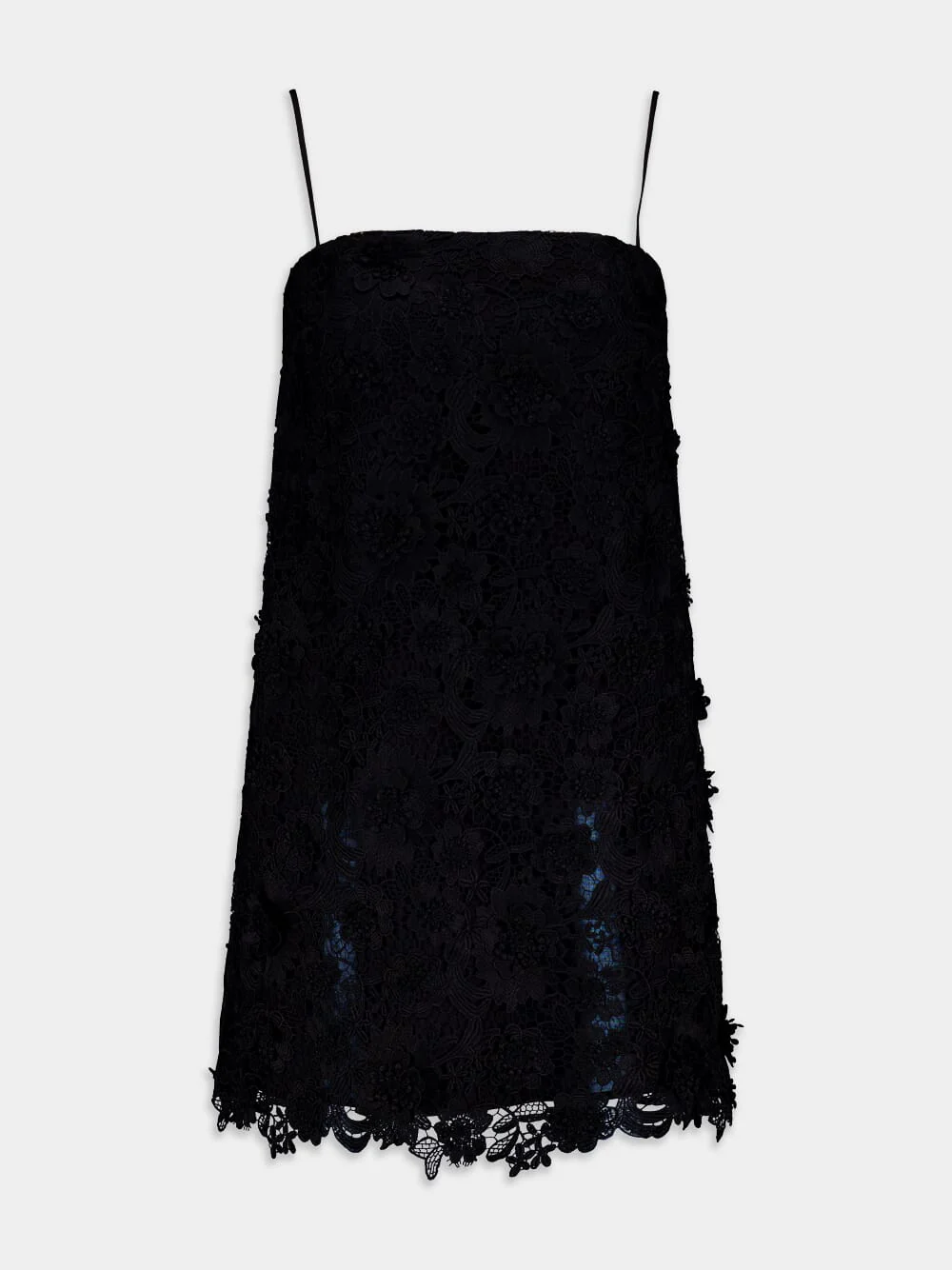 Raie floral-lace minidress