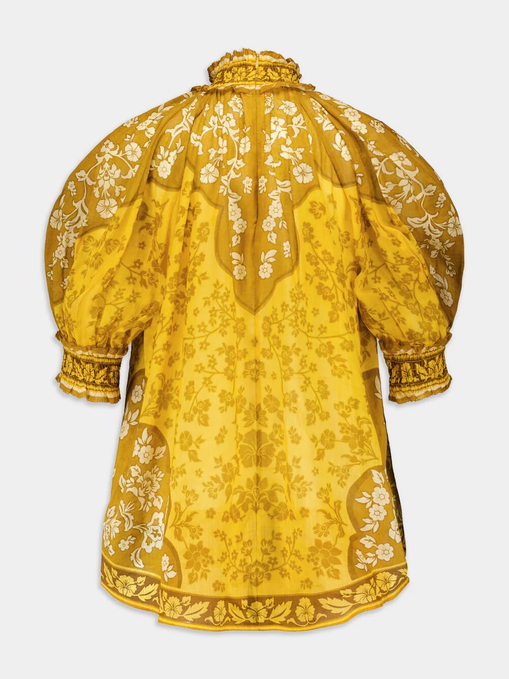 Raie Short-Printed Blouse - Image 2