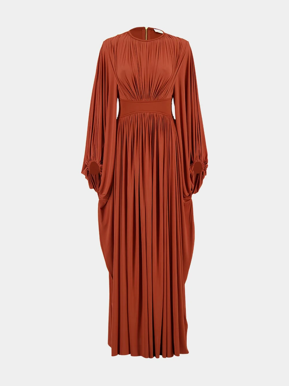Rust Illuminate Batwing Maxi Dress - Image 8