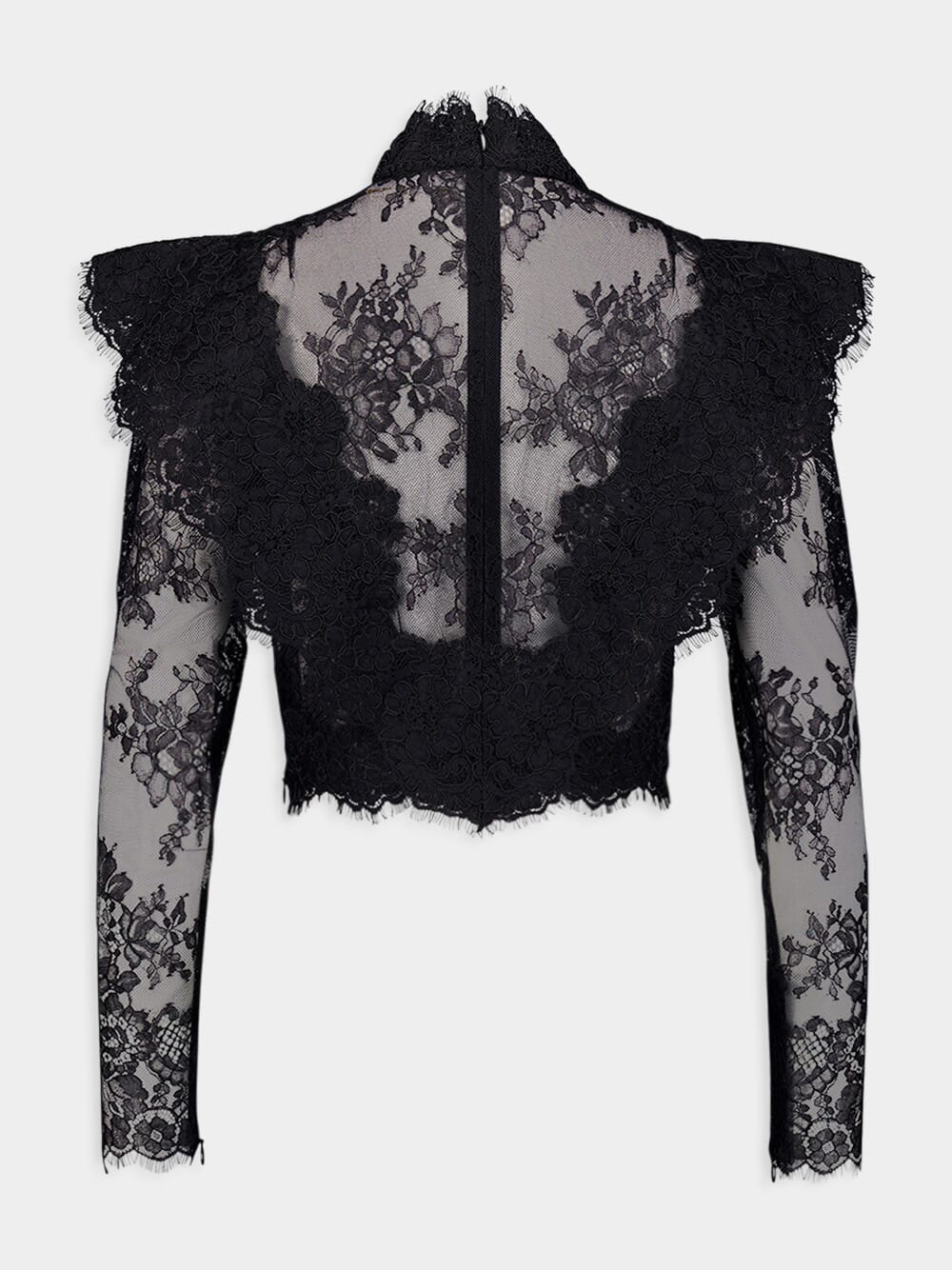 Sensory Lace Bodice Cropped Top - Image 3