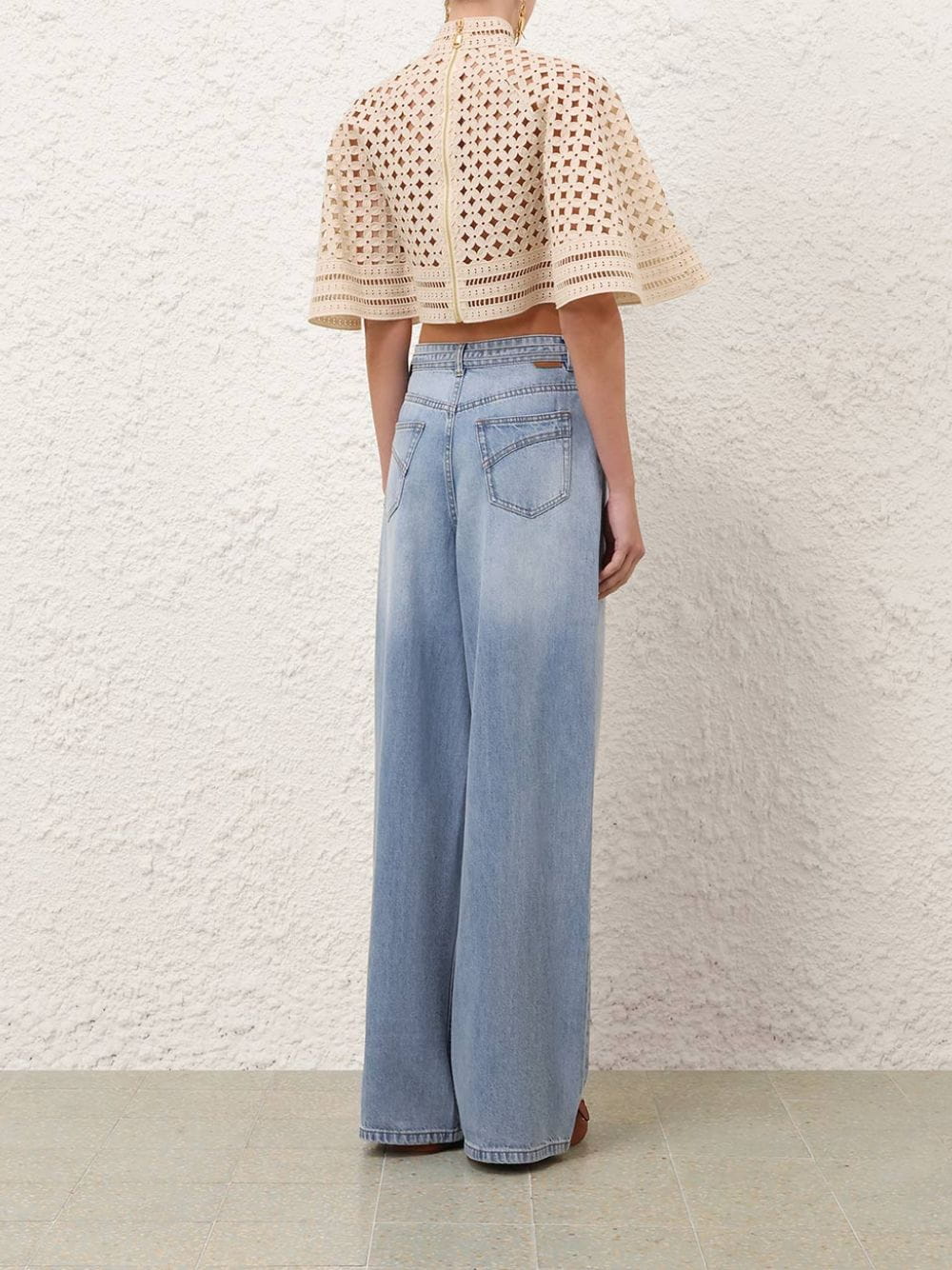 Skylark Blue Indra Flare Denim Jeans - Image 4