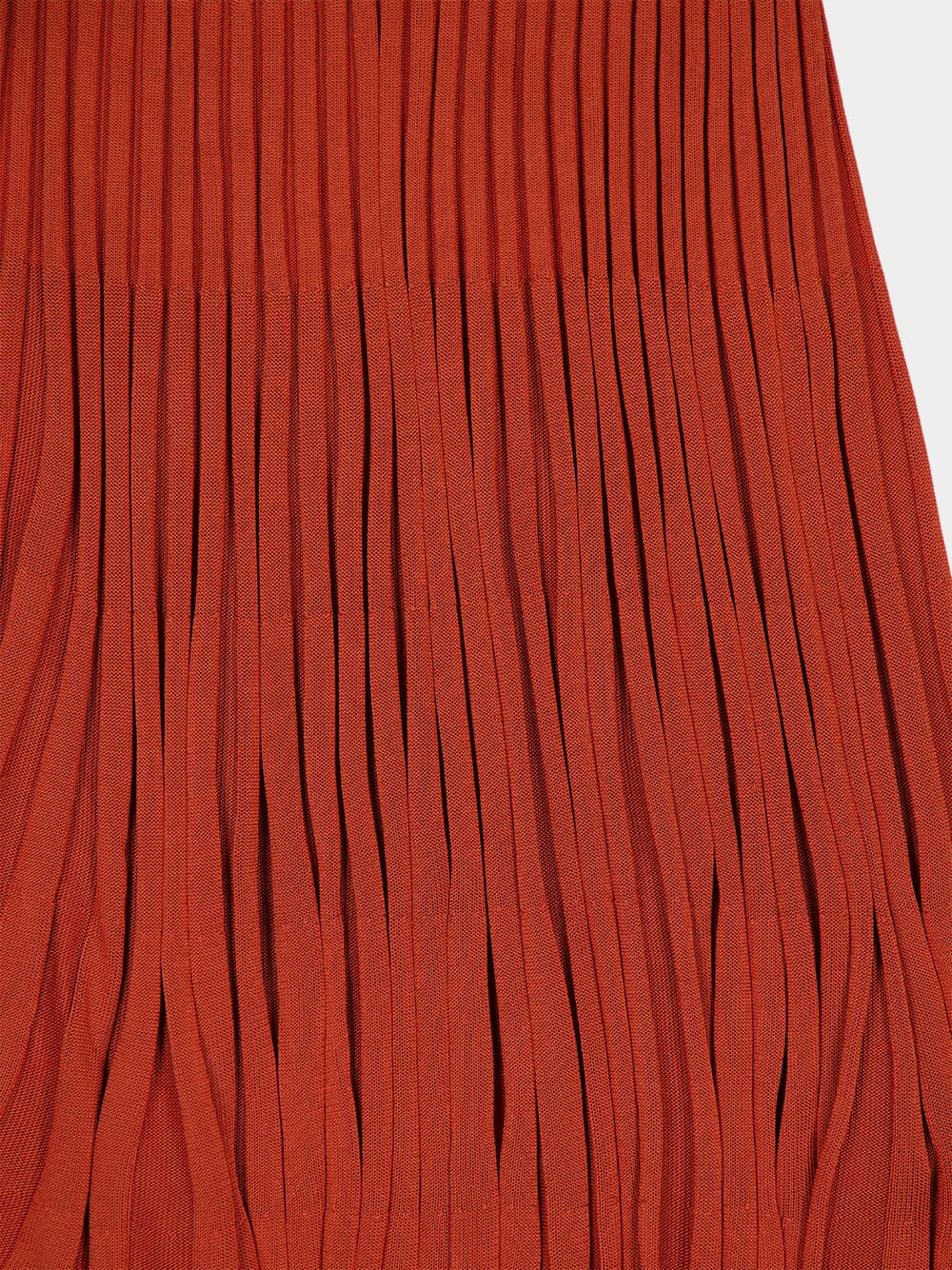 Spice Pleated Knit Midi Skirt - Image 2