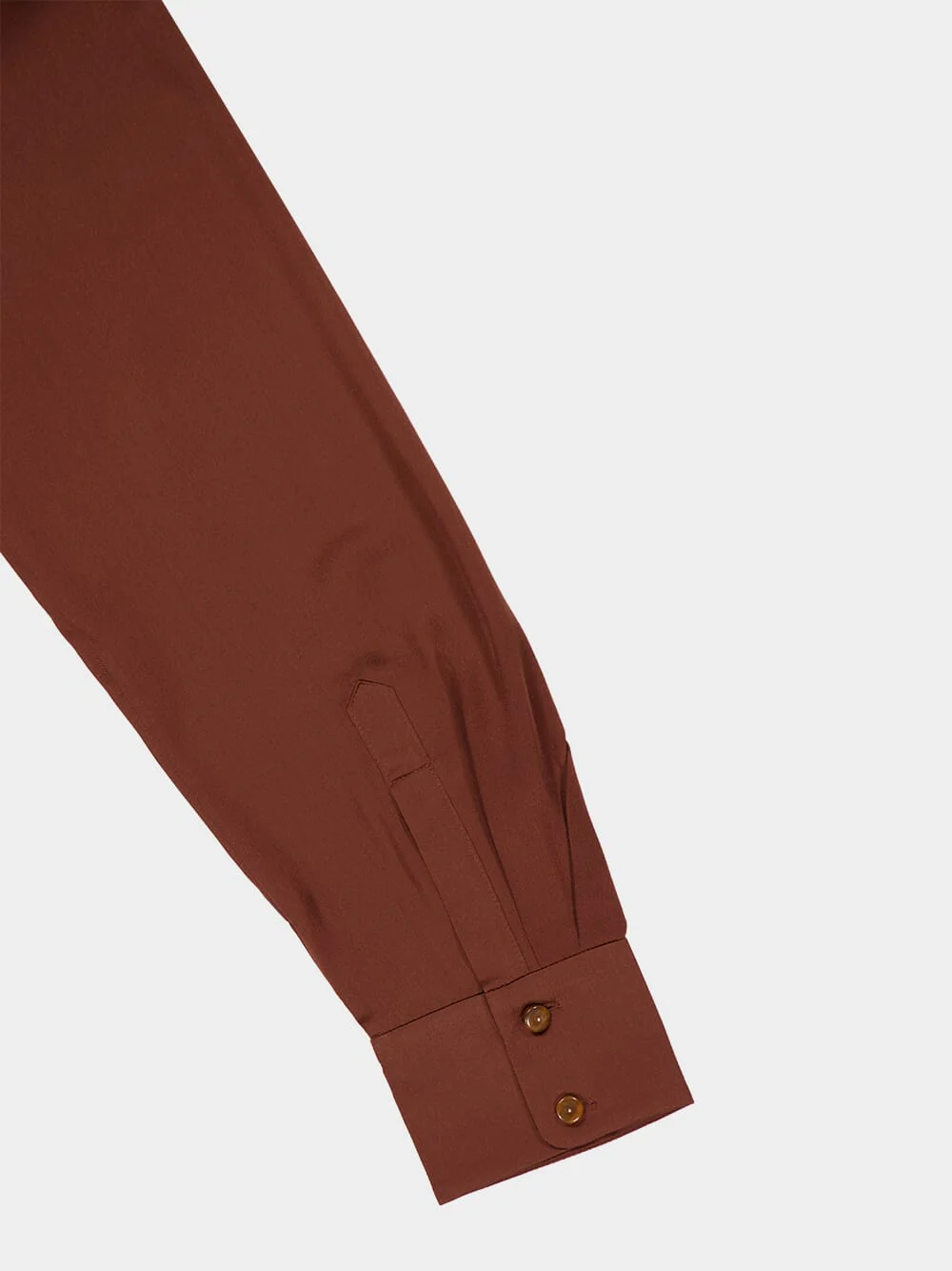Tan Hypnotic Satin Shirt - Image 6
