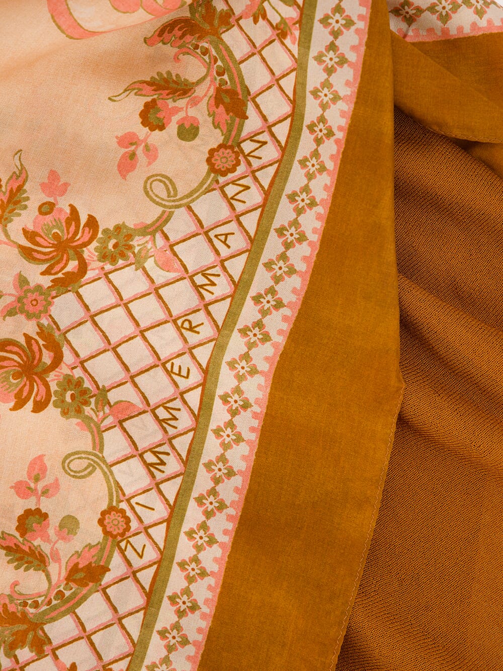 Tan Print Aster Scarf Maxi Dress - Image 4