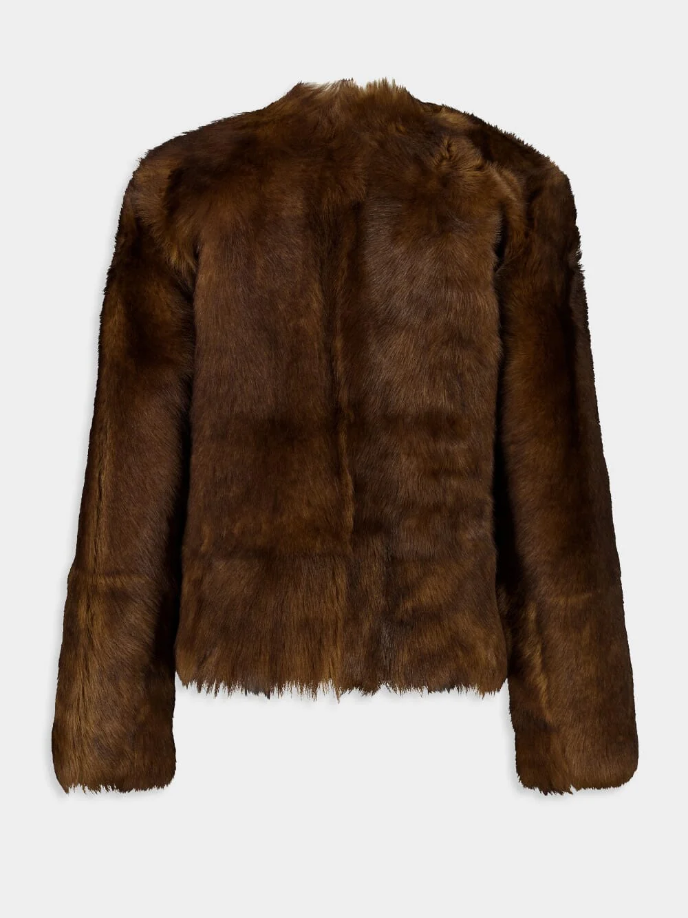 Toffee Hypnotic Shearling Jacket - Image 3