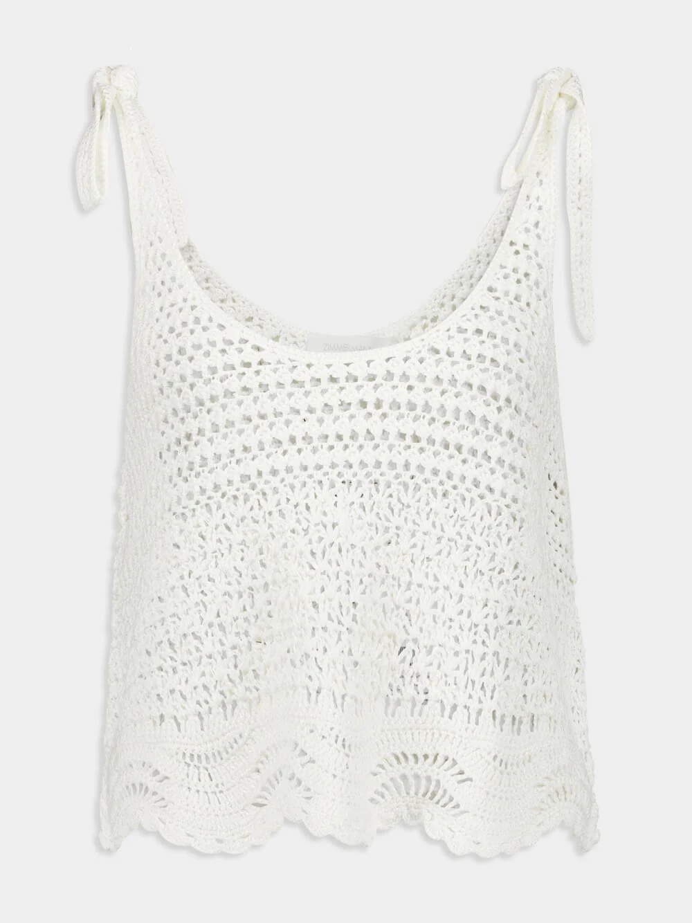 Ivory Lightburst Textured Swing Tank