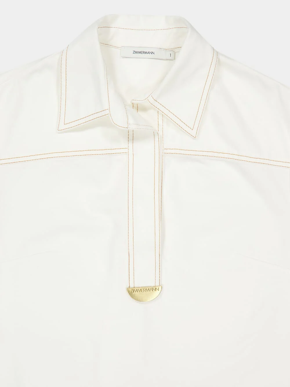 Vintage Cream Roselight Denim Dress - Image 3