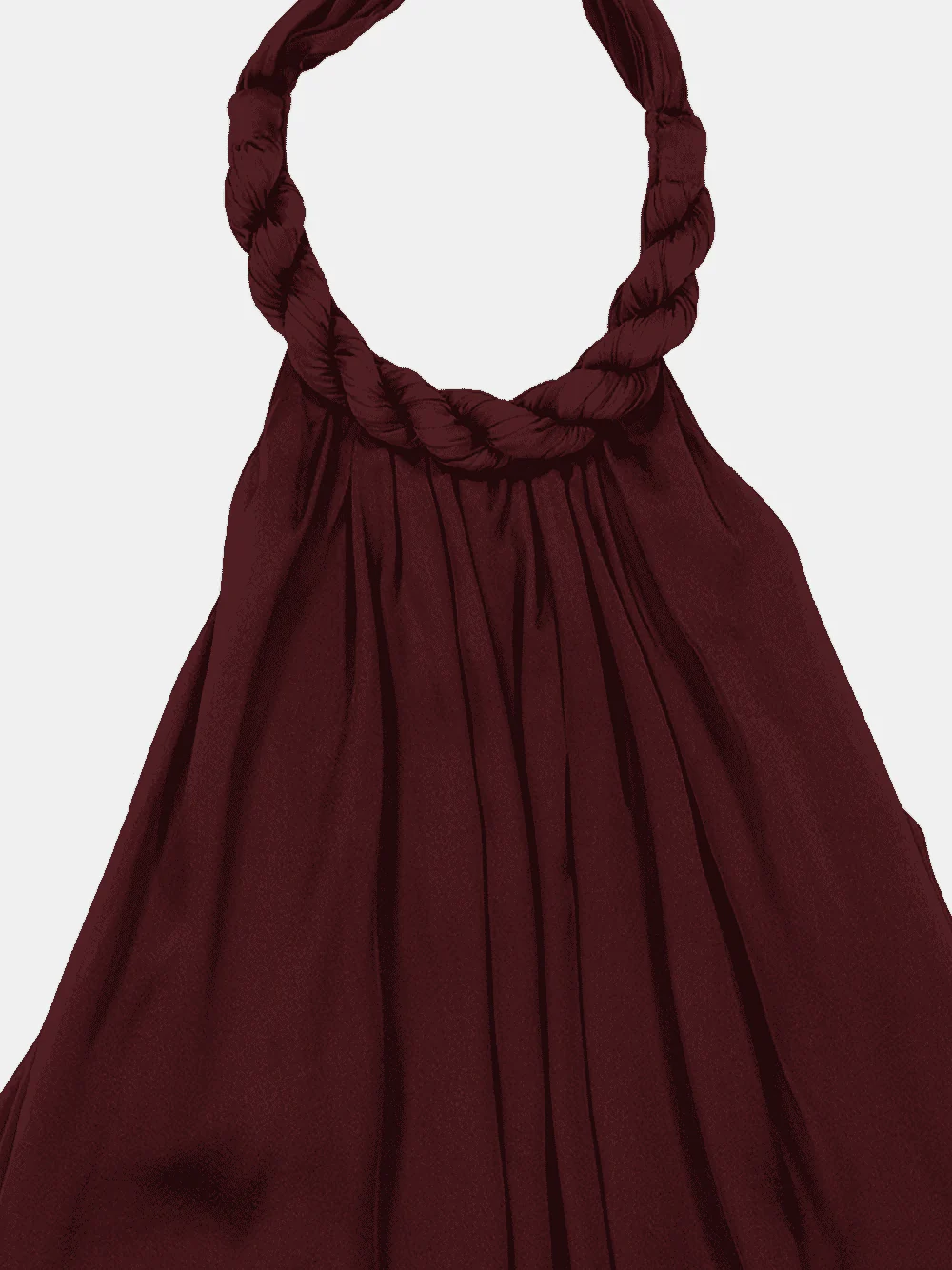 Wine Luna Billow Halter Top - Image 6