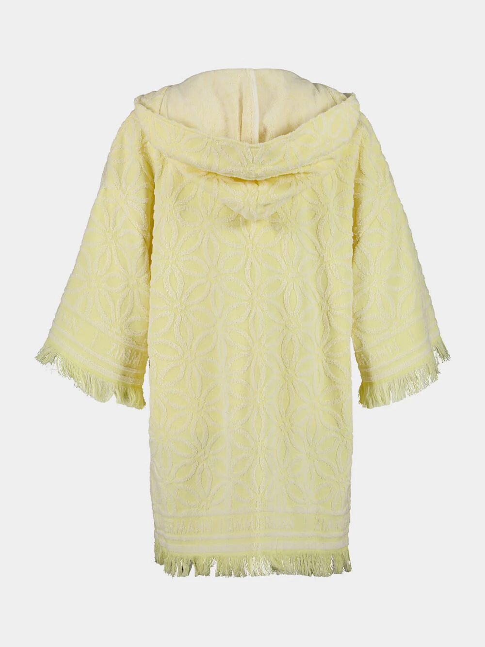 Yellow Cream Coco Hooded Towel Mini Dress - Image 2