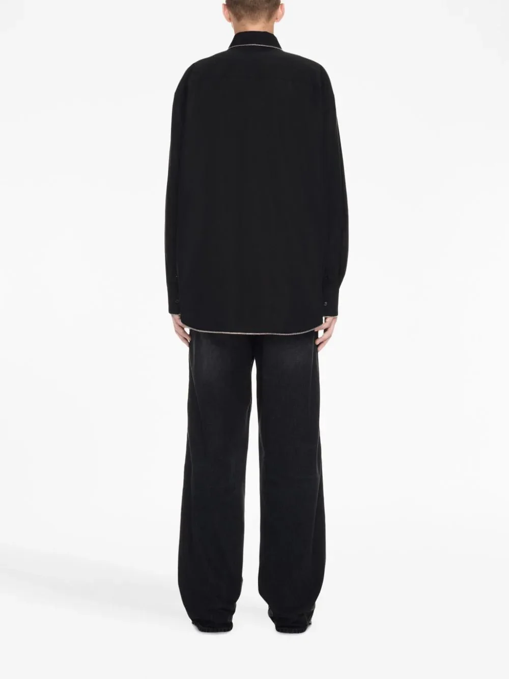 Zip-Edge Cotton Shirt - Image 4